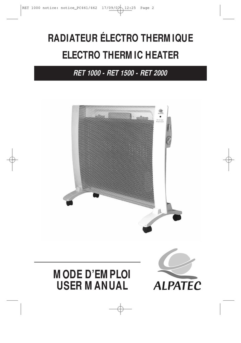 ALPATEC RET 2000 user manual
