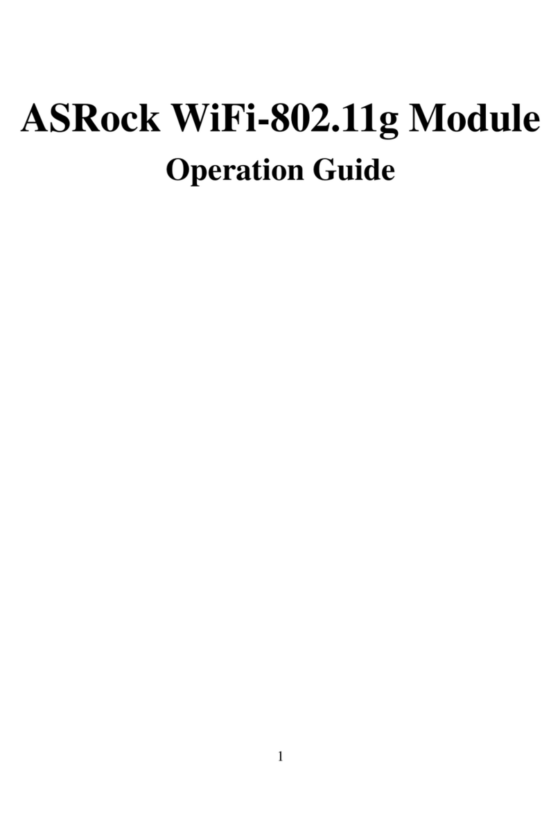 ASROCK WiFi-802.11g Operation guide