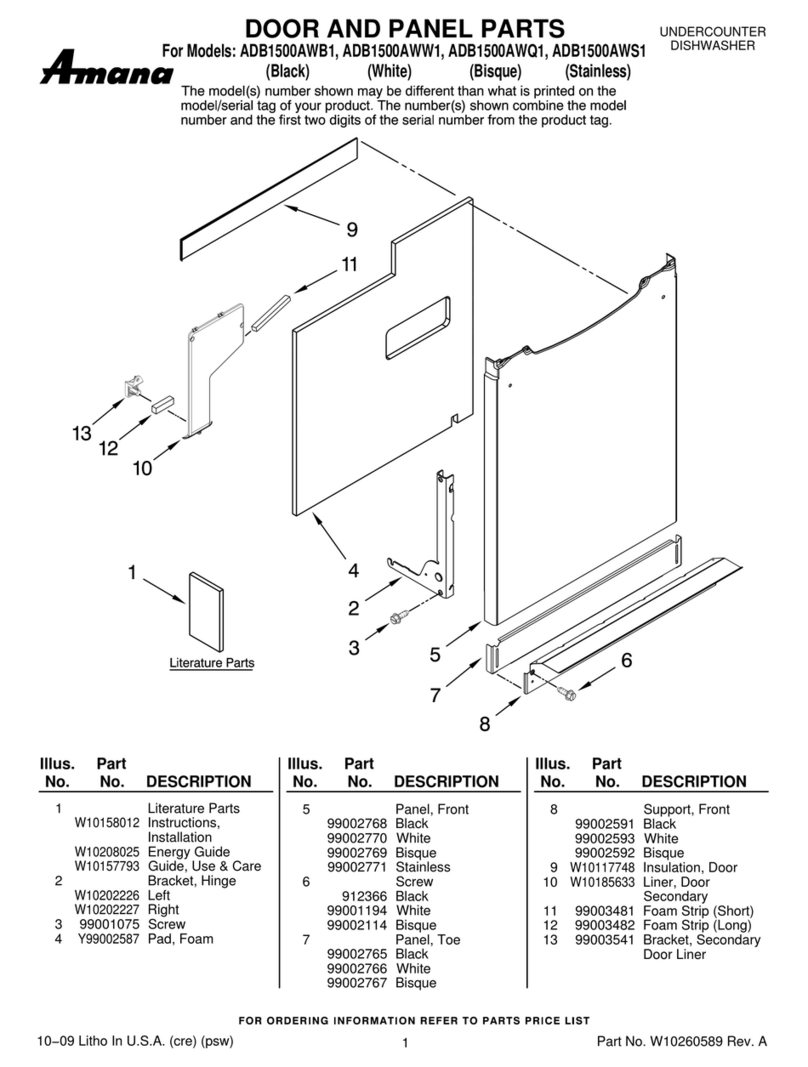 Amana ADB1500AWB1 Setup guide