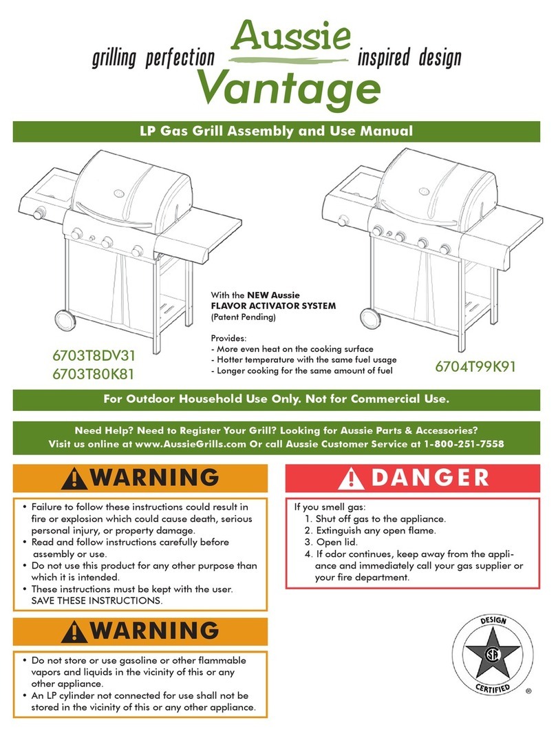 Aussie Vantage 6703T8DV31 Mounting instructions