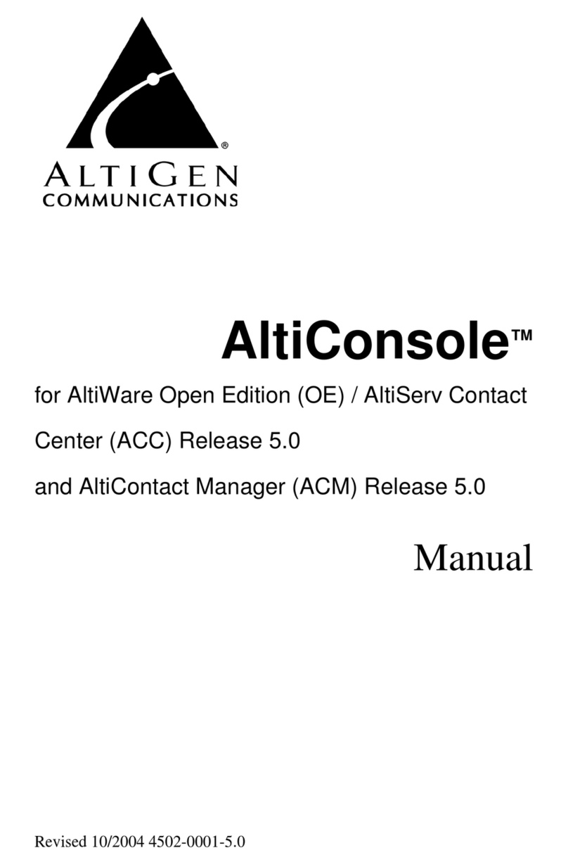 Altigen AltiConsole manual
