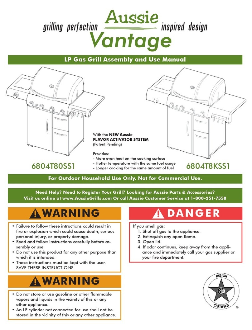 Aussie Vantage 6804T80SS1 Mounting instructions