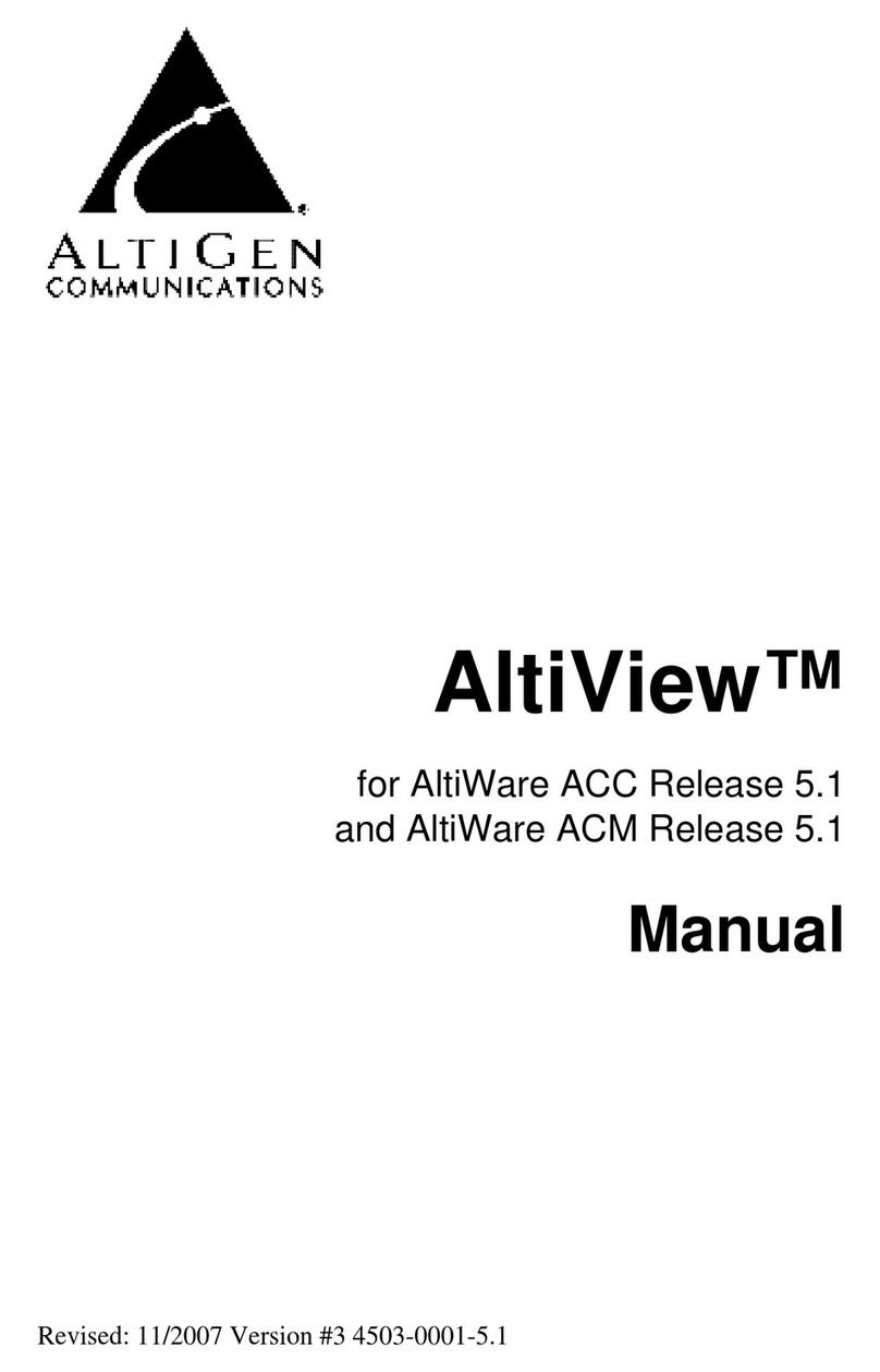 Altigen AltiView User manual