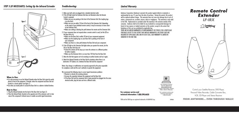 TERK Technologies LF-IRX manual