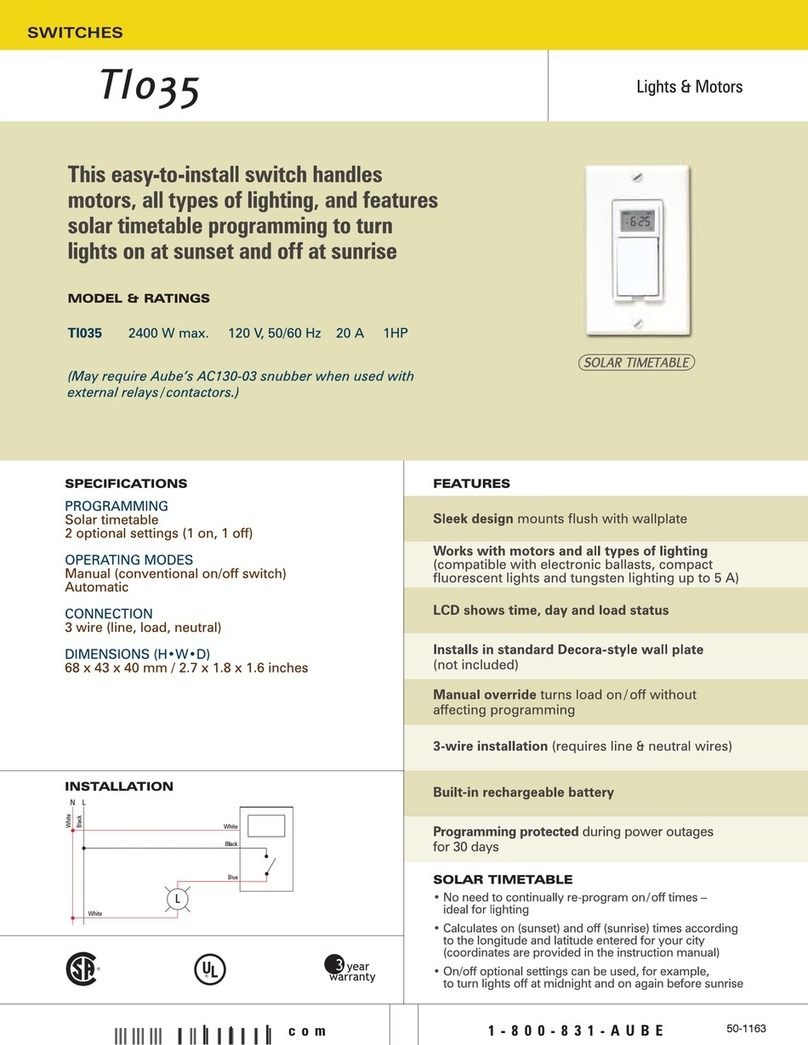 Aube Technologies Tl035 User manual