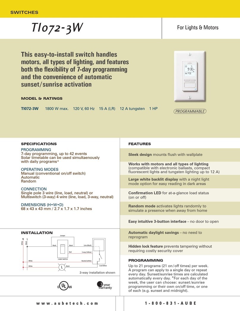 Aube Technologies TI-0723W User manual