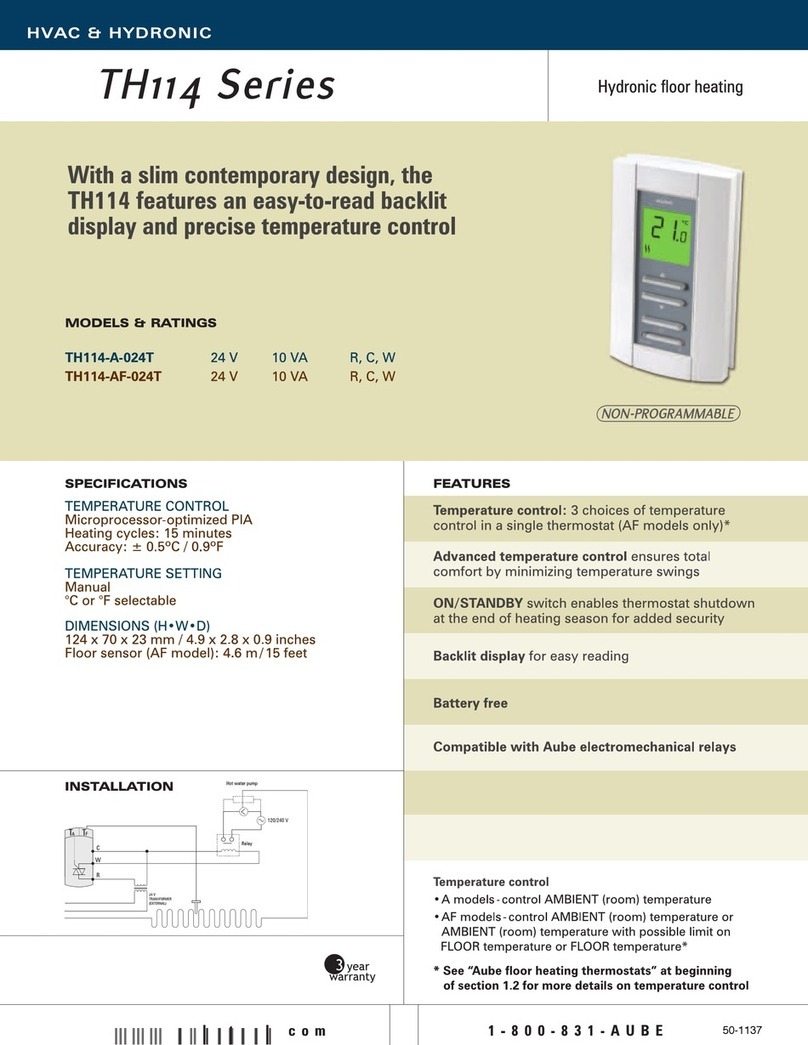 Aube Technologies TH114-A-024T User manual
