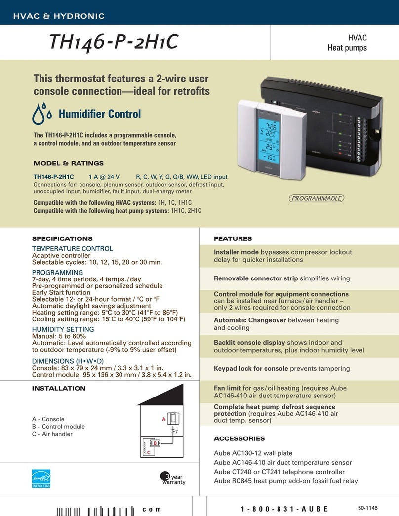 Aube Technologies TH146-P-2H1C specification