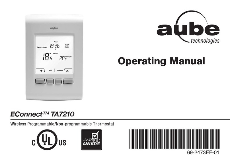 Aube Technologies EConnect Wireless Thermostat Kit TA7210 operating manual
