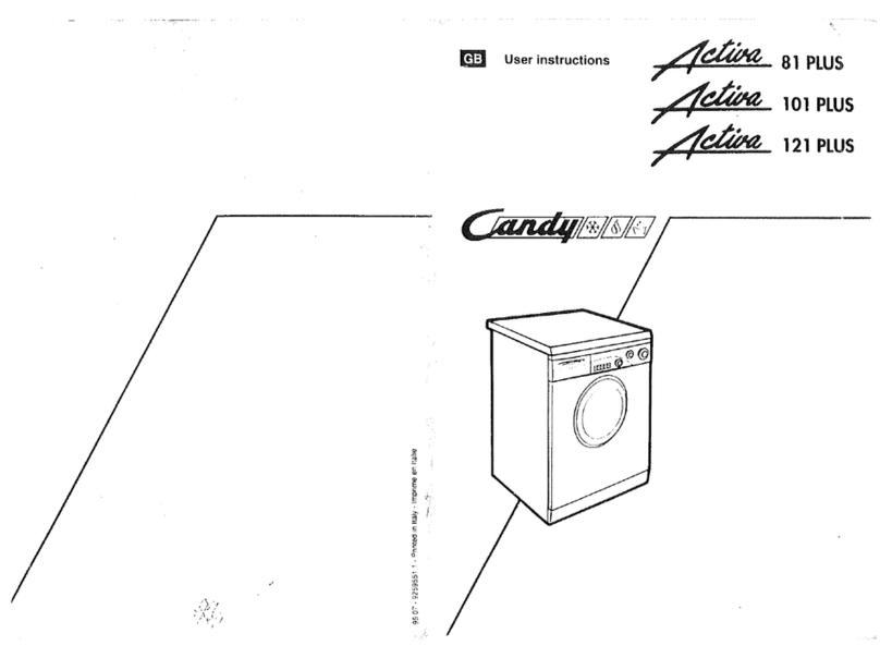 Candy Activa 81 Plus User manual