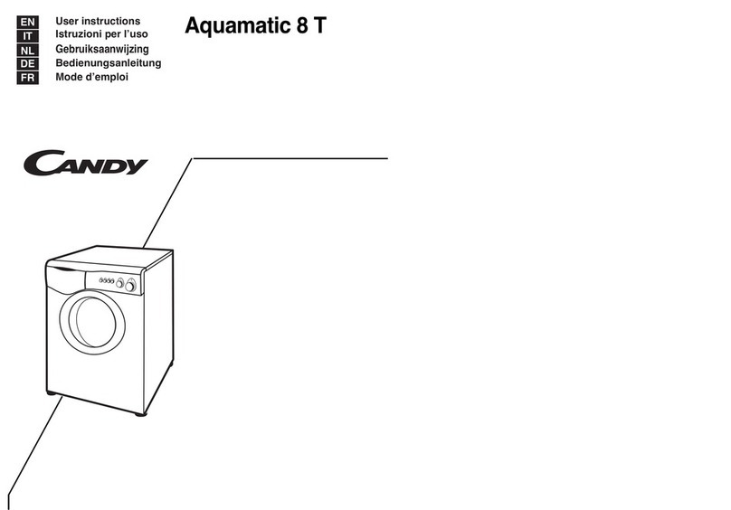 Candy Aquamatic 8 T User manual