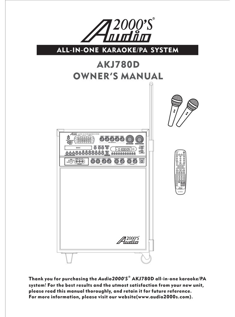 Audio2000's AKJ780D User manual