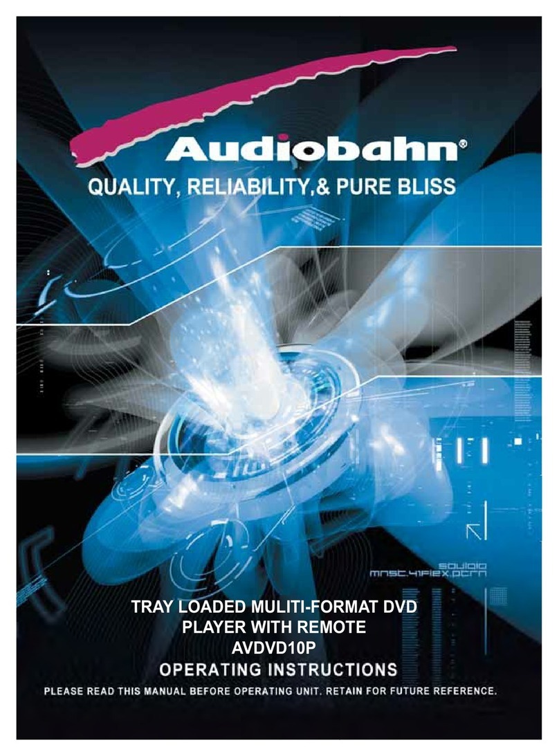 AudioBahn AVDVD10P operating instructions
