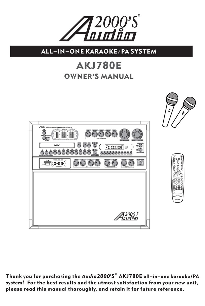 Audio2000's AKJ780E User manual