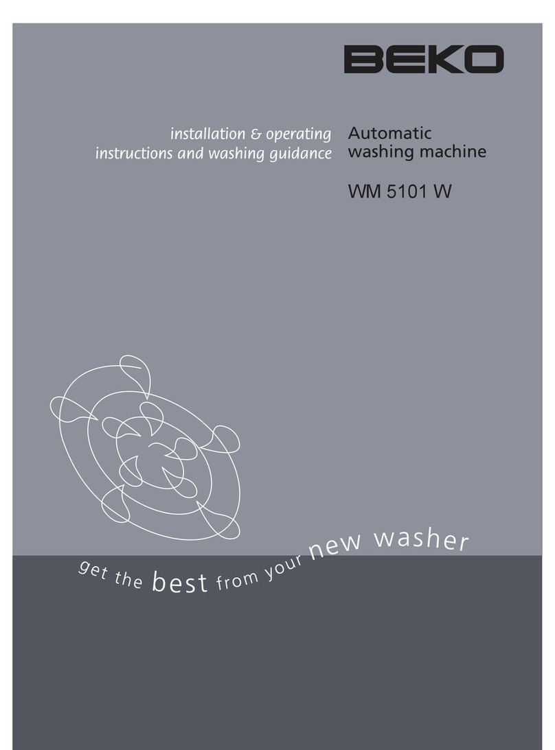 Beko WM5101W User manual Beko WM5101W User manual