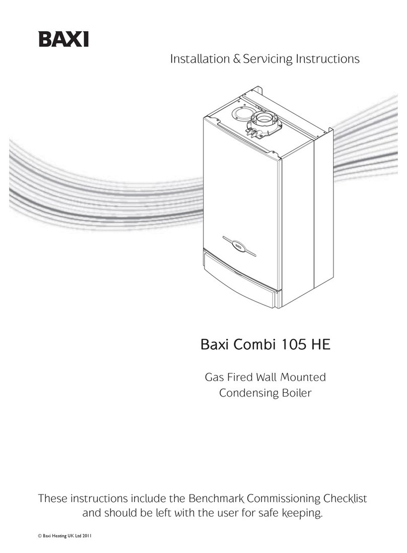 Baxi BAXI COMBI INSTANT 105 HE User guide