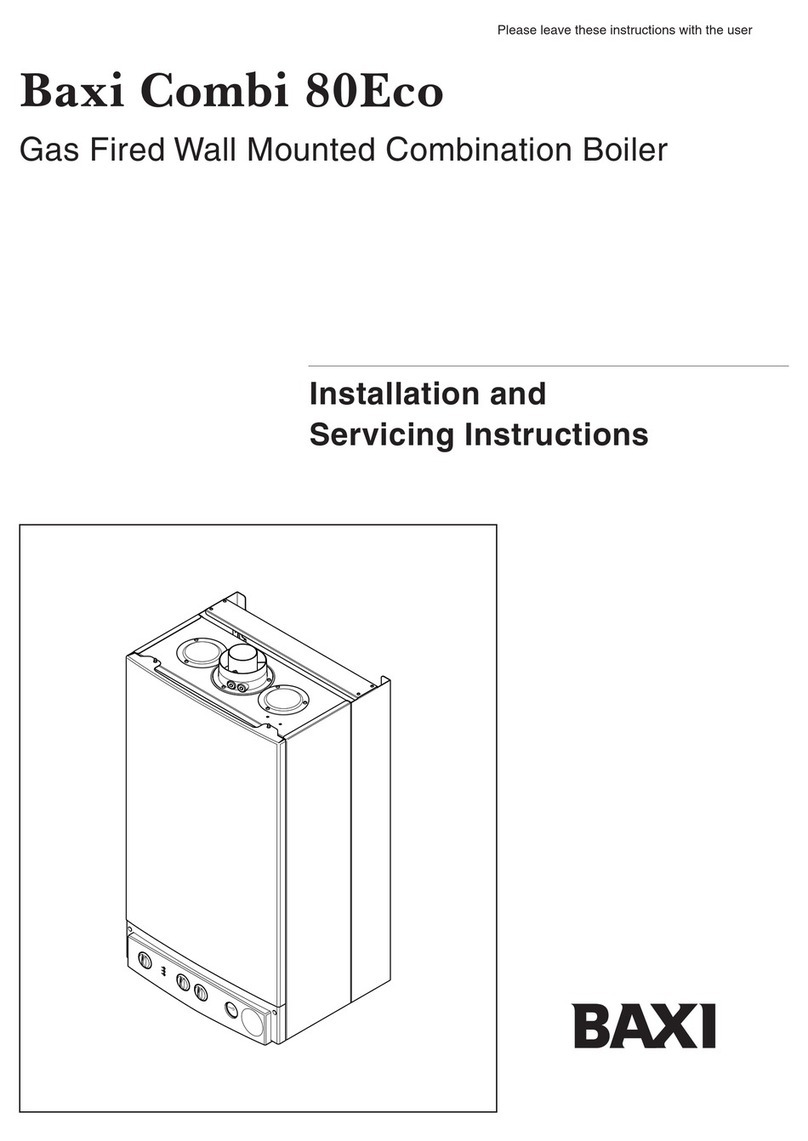 Baxi Combi 80Eco Installation and servicing instructions