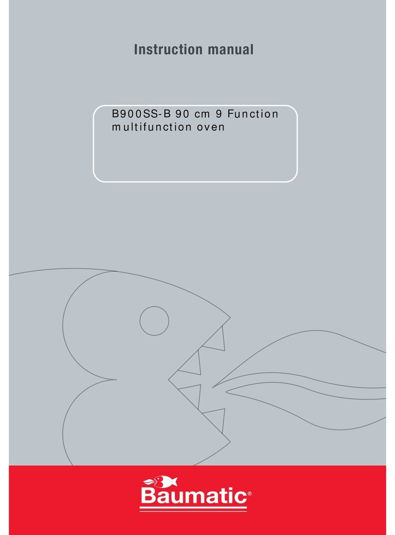 Baumatic B900SS-B User manual