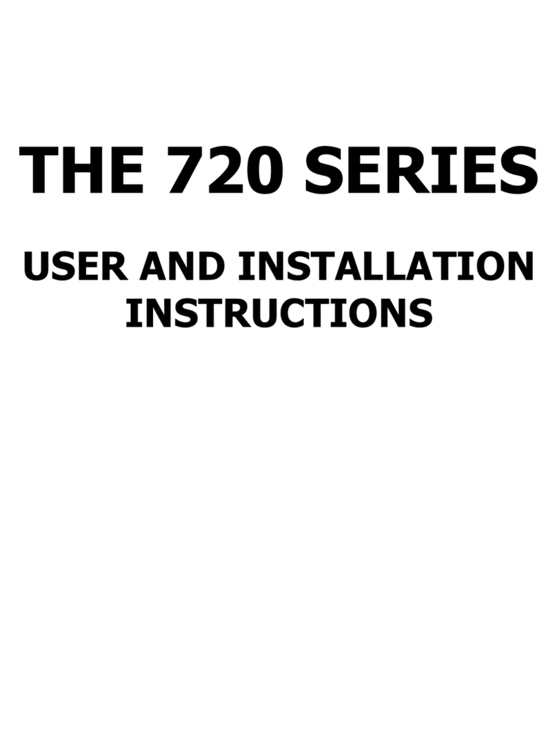 Baumatic 720 series Operating instructions