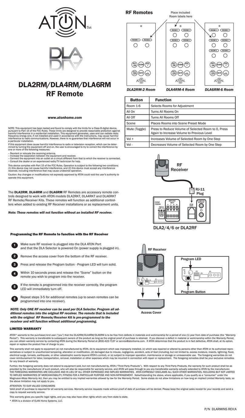 ATON DLA6RM manual