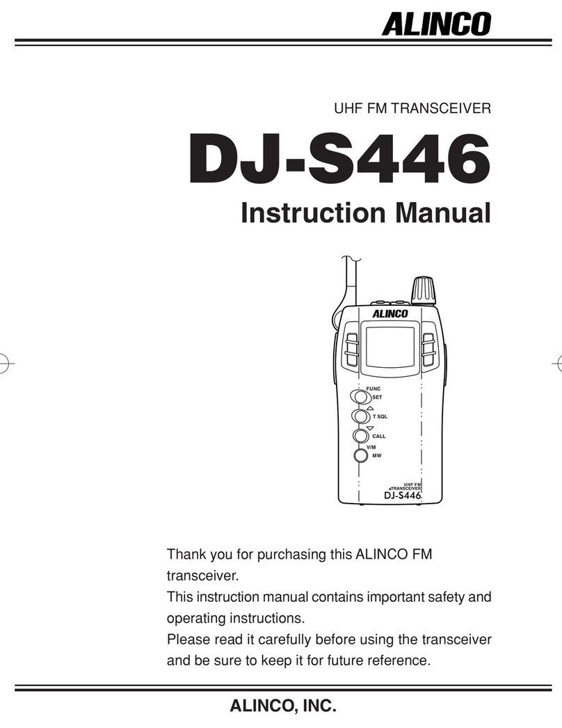 Alinco DJ-S446 User manual
