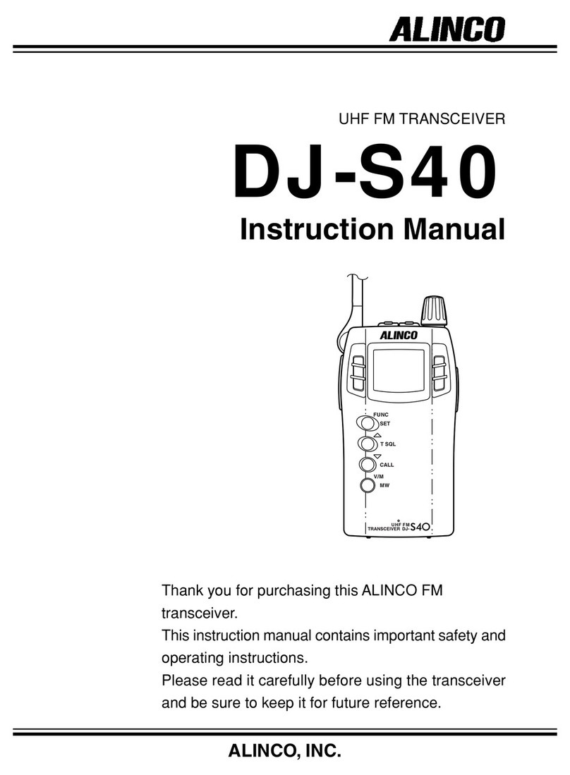 Alinco DJ-S40 User manual
