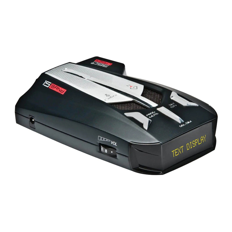 Cobra XRS 9370 User manual