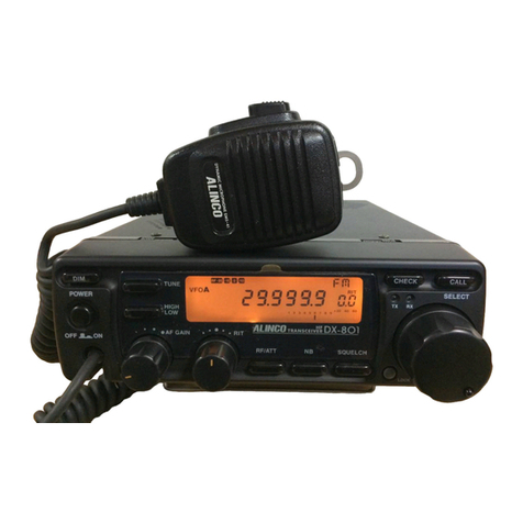 Alinco DX-801 User manual