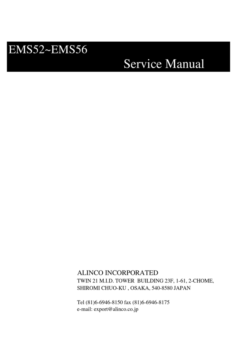 Alinco EMS52 Service manual