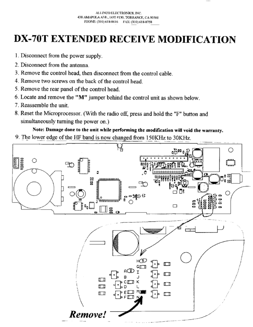 Alinco DX-70T User manual