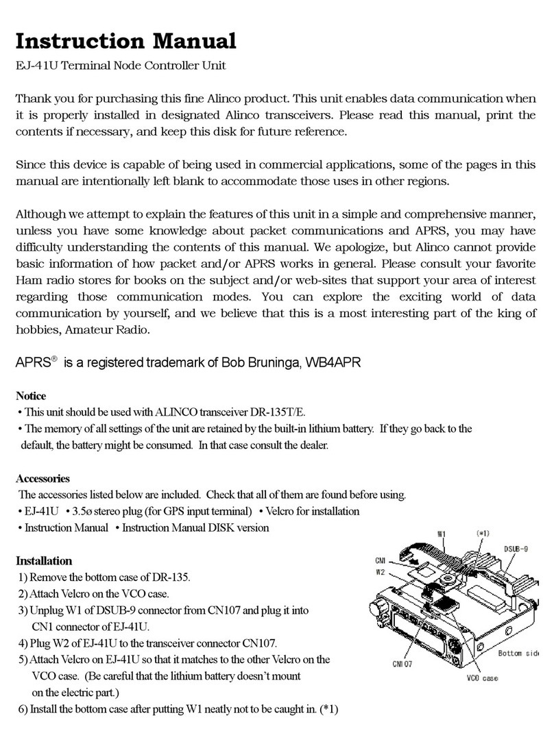Alinco EJ-41U instruction manual