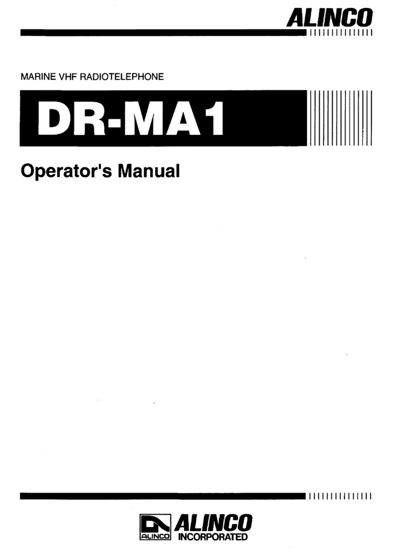 Alinco DR-MA1 Operator's manual