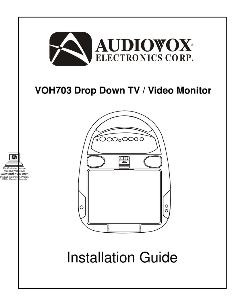 Audiovox VOH703 User manual