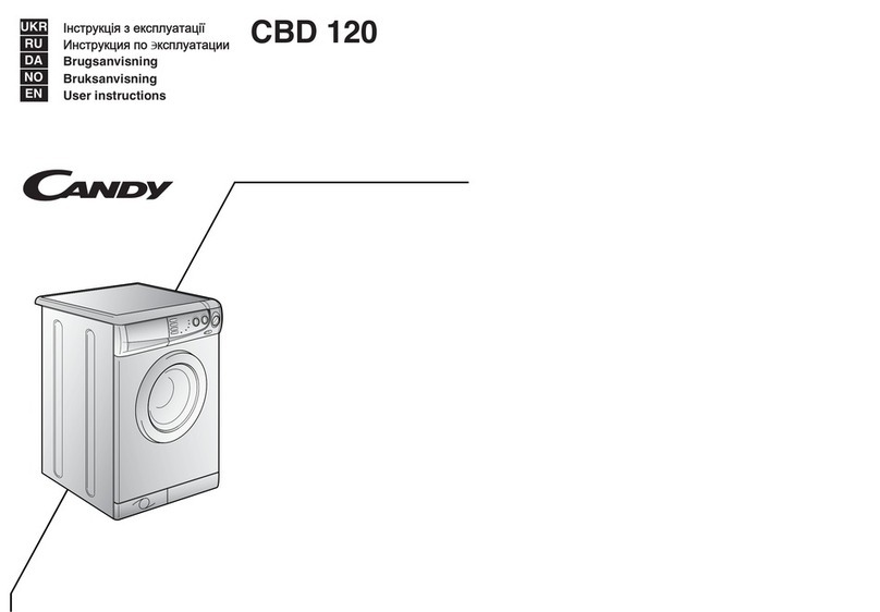 Candy CBD 120 User manual