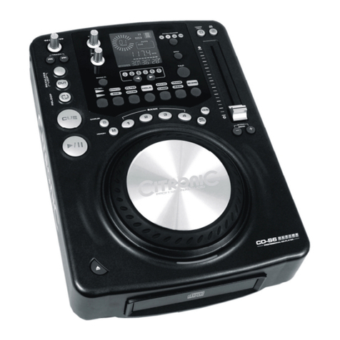 Citronic CD-S6 Ultima User manual