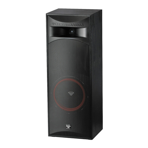 Cerwin-Vega CLS Series user manual