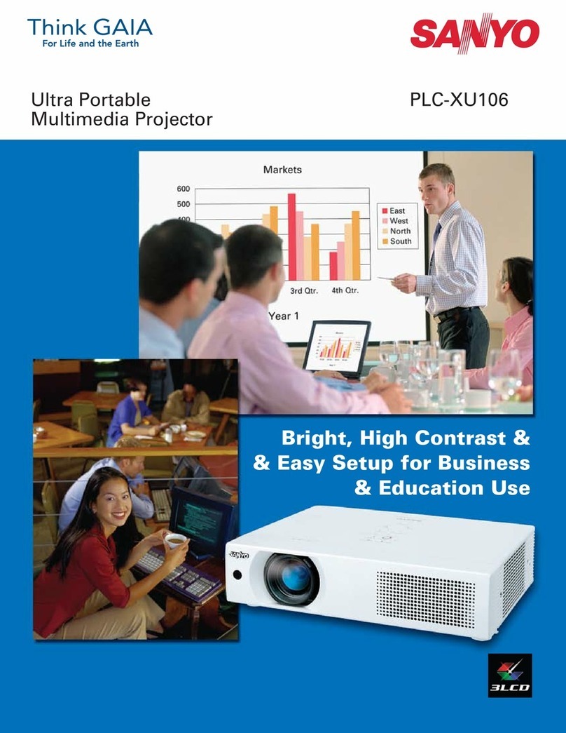 Sanyo PLC-XU106 - 4500 lm User manual