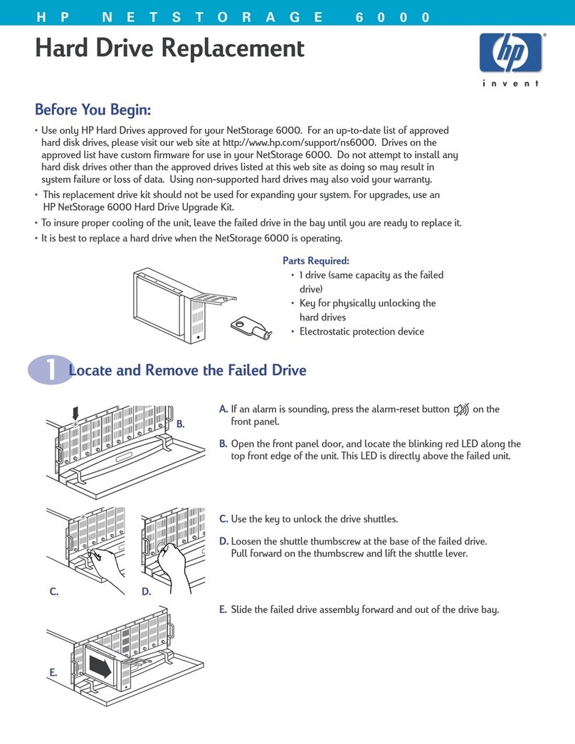 HP NetStorage 6000 Use and care manual HP NetStorage 6000 Use and care manual