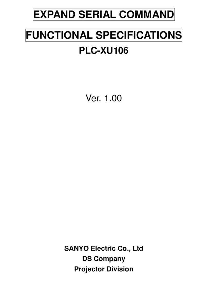 Sanyo PLC-XU106 - 4500 lm User manual