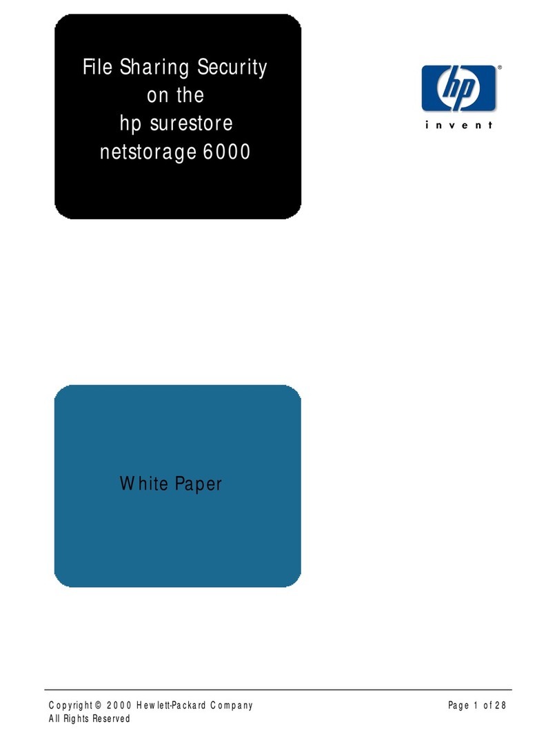 HP NetStorage 6000 manual