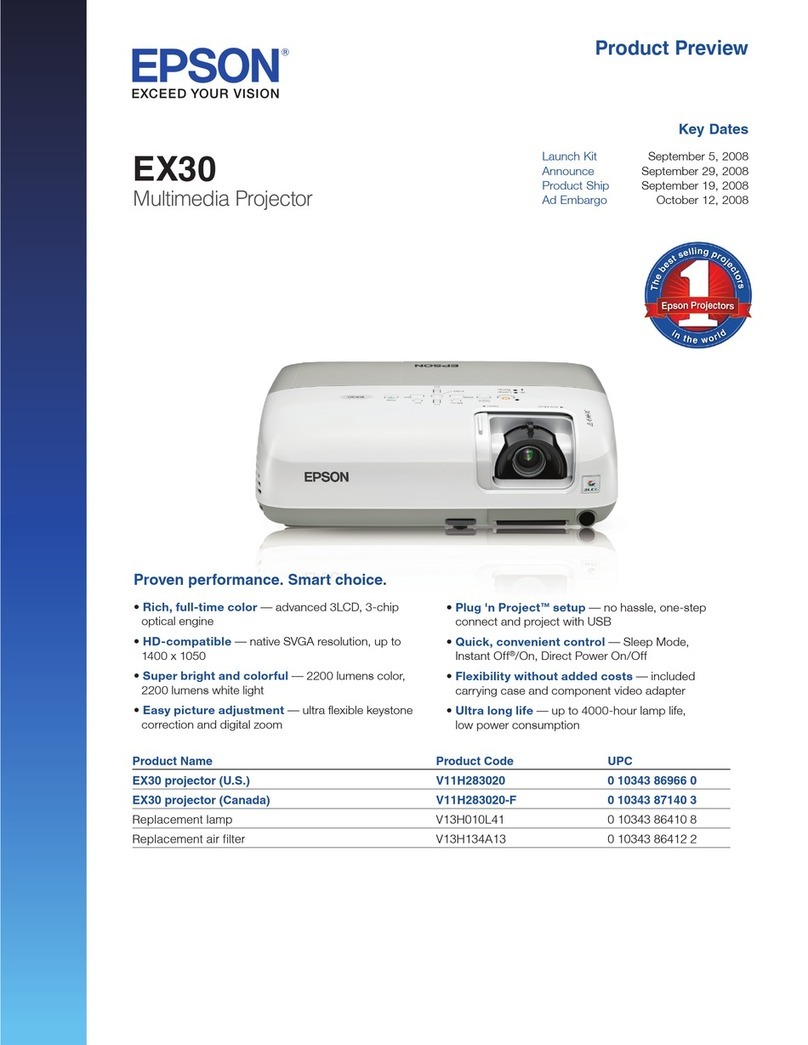 Epson V11H283020 User manual