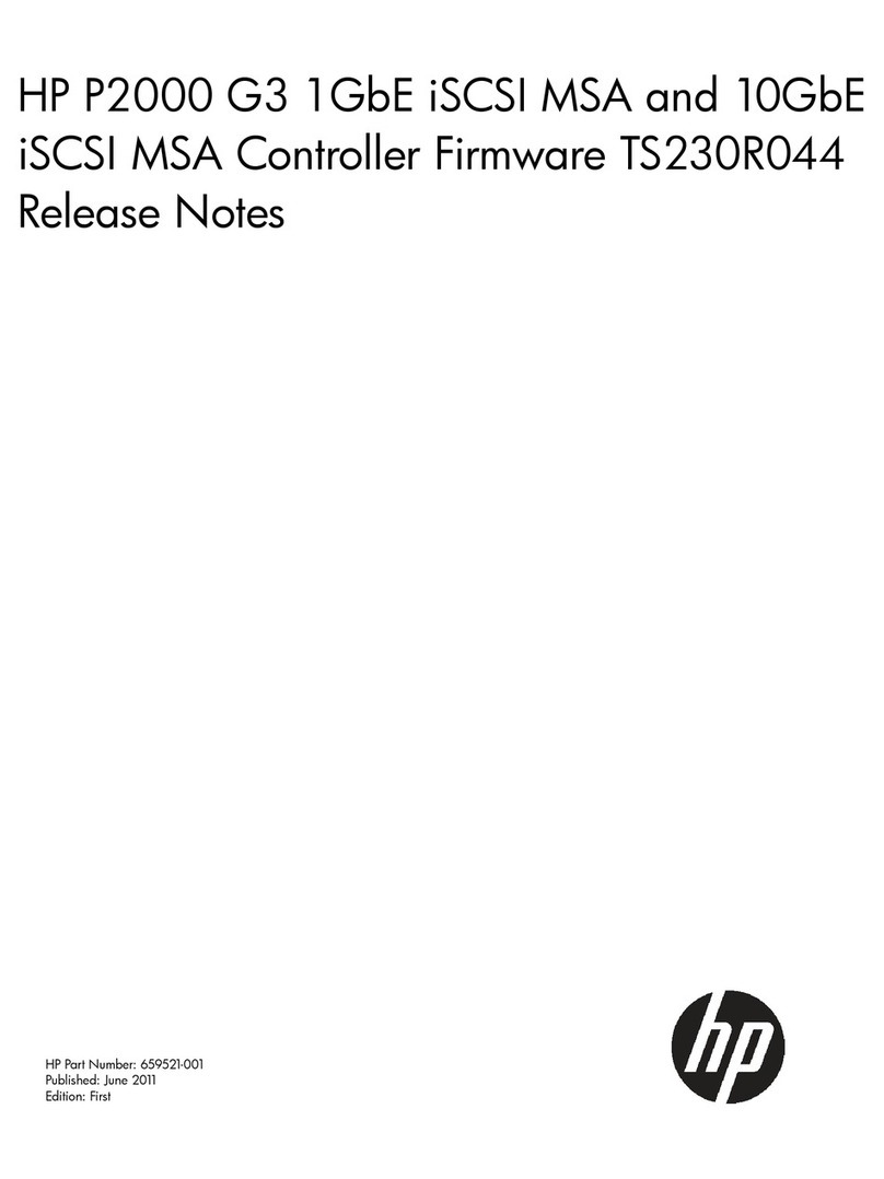 HP StorageWorks P2000 Instruction Manual