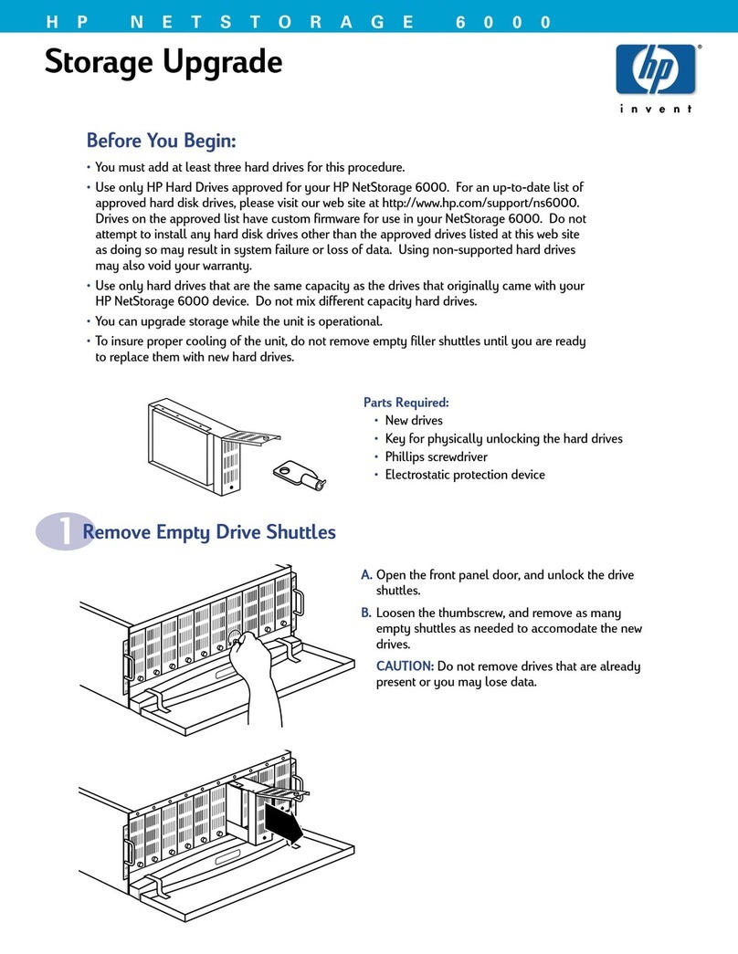 HP NetStorage 6000 Quick start guide