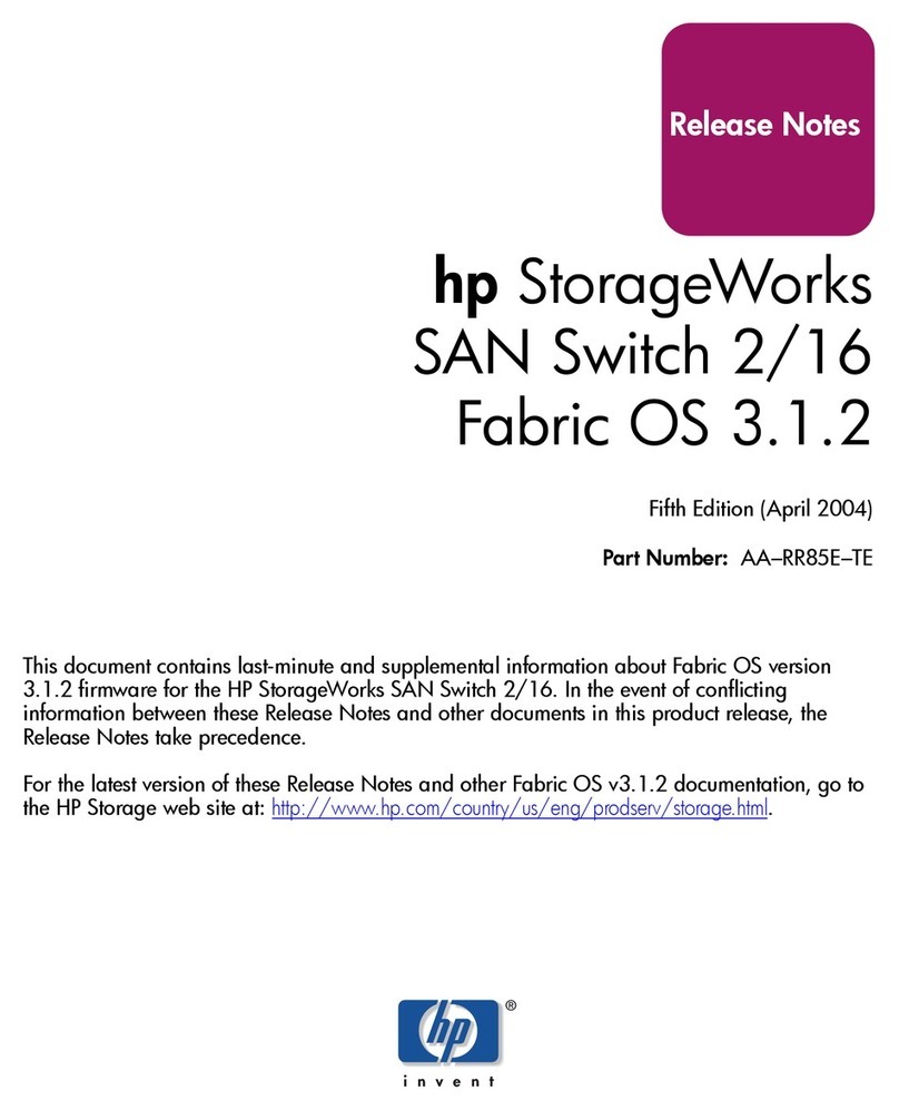 HP StorageWorks 16-EL - SAN Switch Instruction Manual