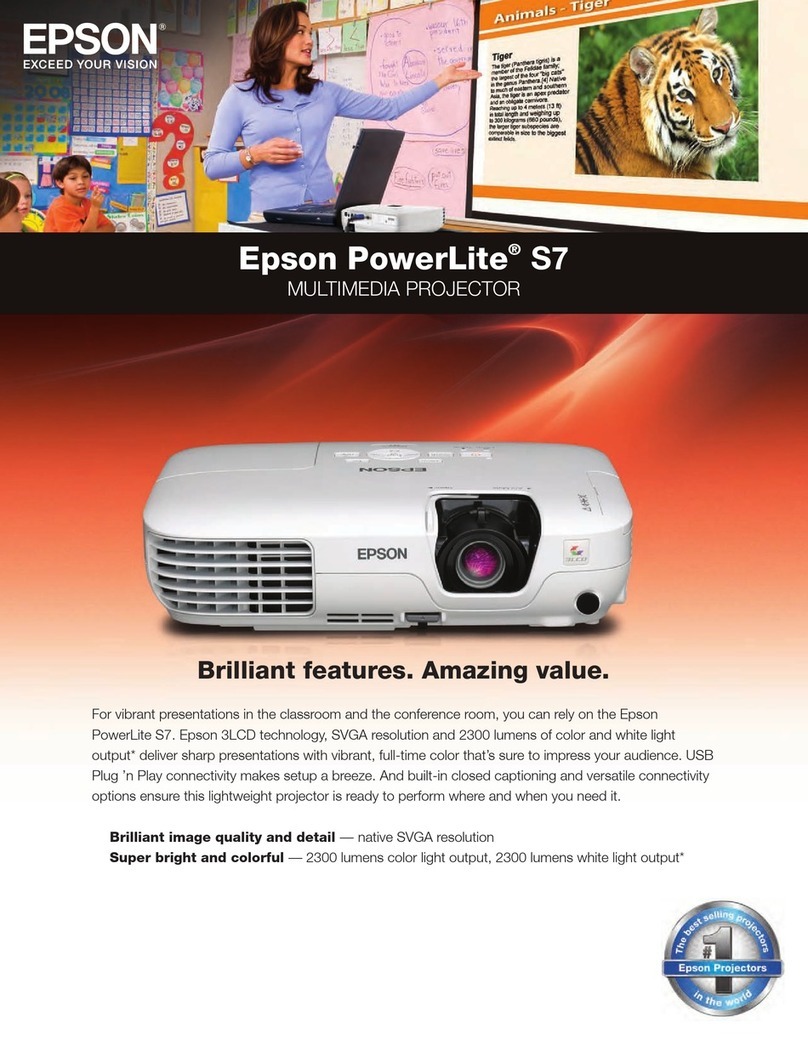 Epson PowerLite S7 Specifications