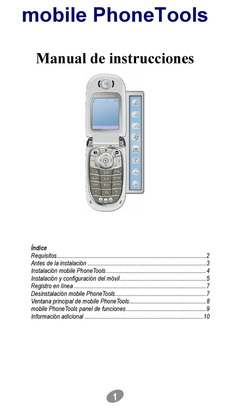 Motorola Mobile Phone Tools User manual