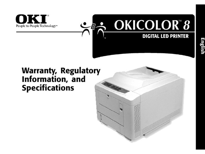 Oki Okicolor8 User manual