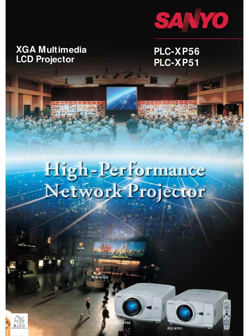 Sanyo PLC-XP51L User manual Sanyo PLC-XP51L User manual