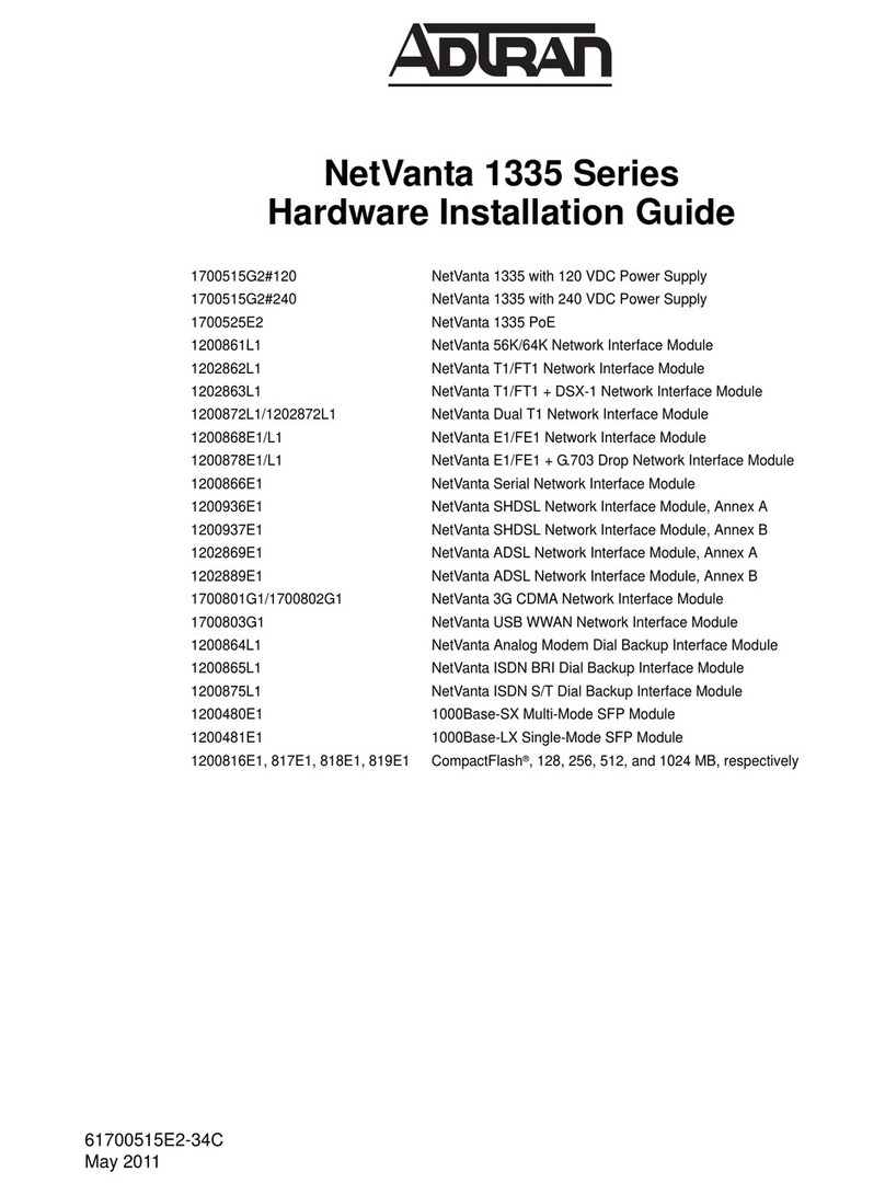 ADTRAN Vanta 1335 Manual