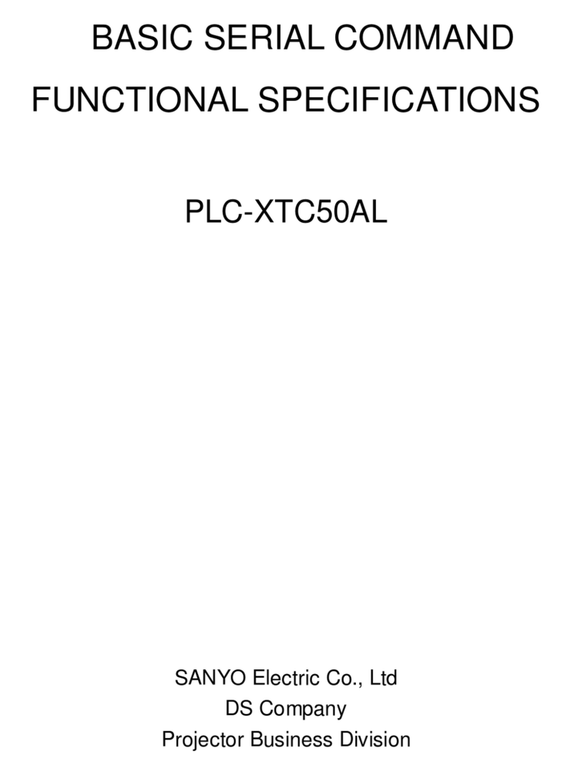 Sanyo PLC-XTC50AL User manual